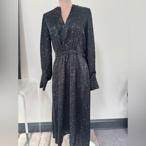 Vince dress with gathered waist